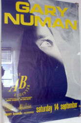 Gary Numan 1991 Venue Poster Brussels